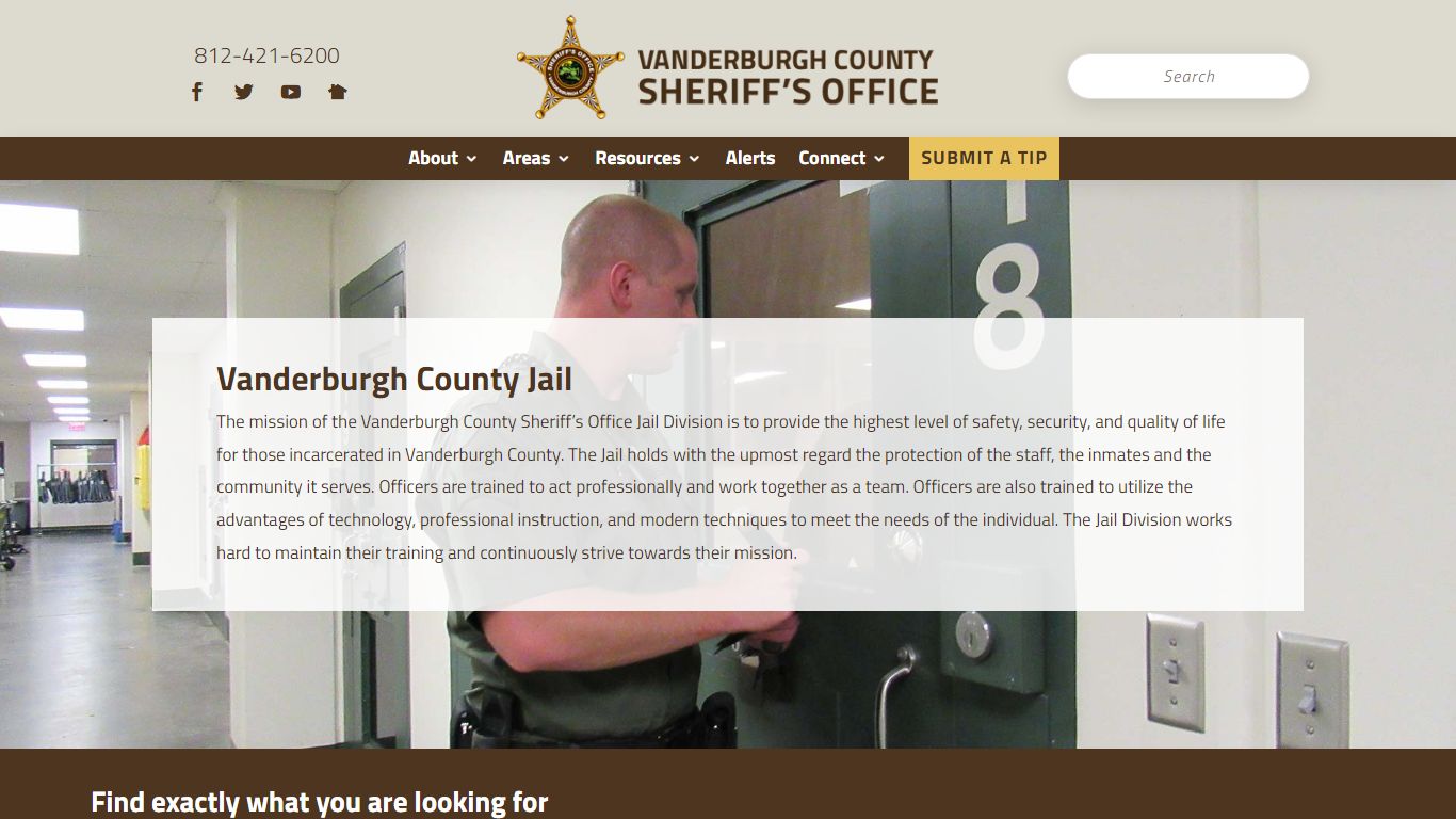 Vanderburgh County Jail - Vanderburgh County Sheriff's Office